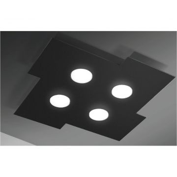 PLAFONIERA NETTUNO 4XGX53 L 50XH 50CM NERO ECO CONTRIBUTO RAEE COMPRESO