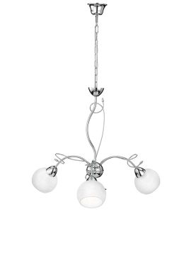 LAMPADARIO OPERA A 3 LUCI CROMATO