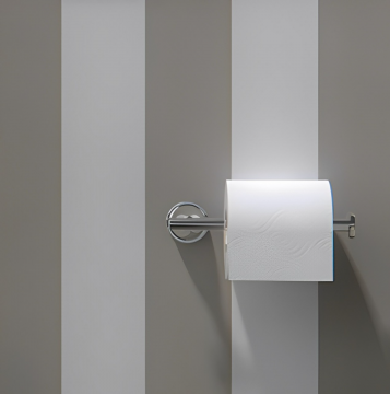 LINEA GENZIANA - PORTA ROTOLO CROMO