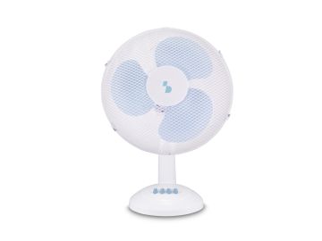 VENTILATORE DA TAVOLO 30CM CM 36X27 H.51.5 BIANCO 