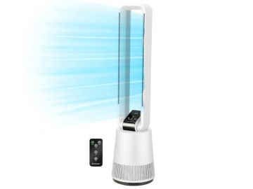 VENTILATORE E PURIFICATORE D'ARIA CON TELECOMANDO 50W DIAM. 25 H. 96CM