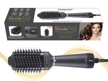 SPAZZOLA ASCIUGACAPELLI VOLUMIZZANTE IN ABS/CERAMICA 1200W 10.5X8X38.5CM