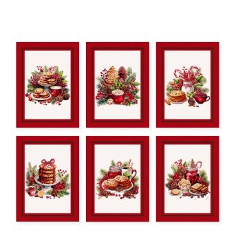 STROFINACCIO TIFFANY XMAS 70X50 IN COTONE CON STAMPA NATALIZIA ASS.