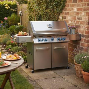 NAPOLEON - BARBECUE A GAS PRESTIGE 665 RSIB CON 5+2 FUOCHI