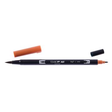 PENNARELLO DUAL BRUSH BURNT SIENNA