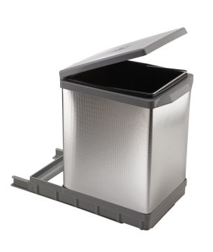 TOWER - PORTA RIFIUTI ECOLOGICO BASE 30 17LT IN ALLUMINIO