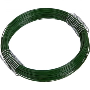 FILO GIARDINO PLASTIFICATO 50MT DIAM. 0.8mm VERDE