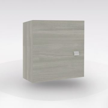 PENSILE CUBO 1 ANTA REV ROVERE GRIGIO CM45X45 MANIGLIA EMOTION