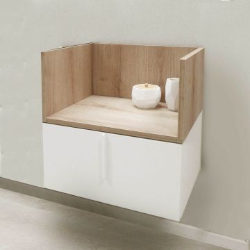 PENSILE MOD. B201 CM 50 BIANCO OPACO ED EVOKE