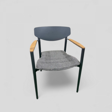 SEDIA MOD. TIMO IN METALLO ANTRACITE