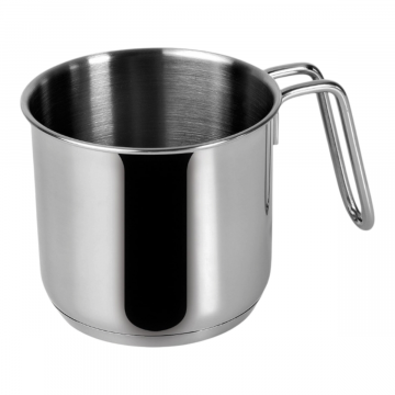 BOLLILATTE 1 MANICO IN ACCIAIO INOX 18/10 LINEA MUSA DIAM. 14CM