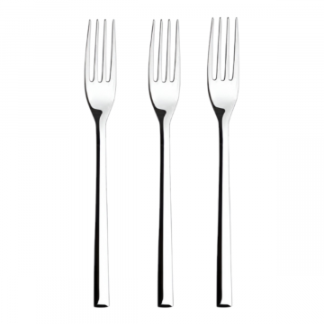 SET 3 FORCHETTE DA TAVOLA LINEA DINAMICA 21.3CM