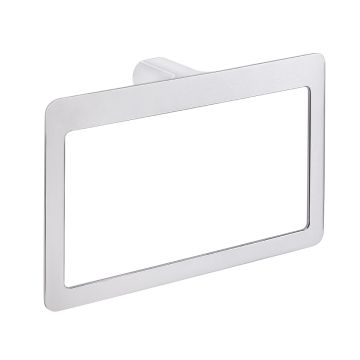 LINEA PIRENEI - PORTA ASCIUGAMANI AD ANELLO IN OTTONE E CROMALL CROMATO 