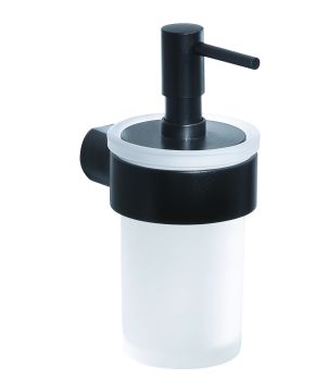 LINEA PIRENEI - DISPENSER SAPONE NERO MATT