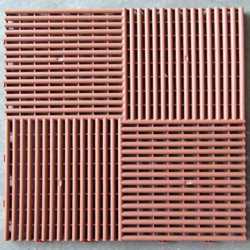 PIASTRELLA CM 40X40 IN PLASTICA COLORE TERRACOTTA