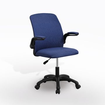 POLTRONA MOD. MOMA IN TESSUTO BLU