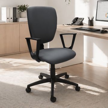 POLTRONA UFFICIO MOD. SURF GRIGIO SCURO