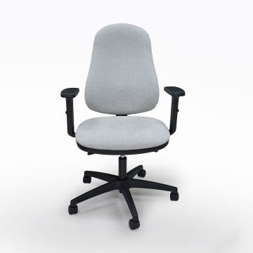 SEDIA UFFICIO MOD. LOGICA IN TESSUTO GHIACCIO