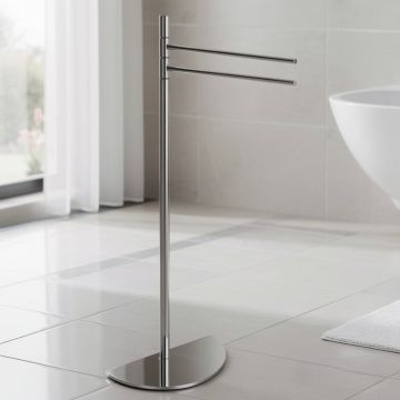 LINEA SEMPIONE - PIANTANA PORTA ASCIUGAMANI CROMATO