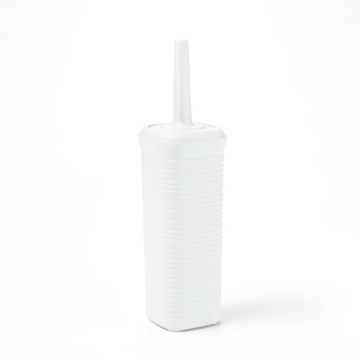 LINEA LOOP - PORTASCOPINO BIANCO EFFETTO RATTAN 