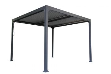 PERGOLA IN ALLUMINIO 3X4 H2.2MT CON LAMELLE REGOLABILI