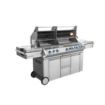 NAPOLEON - BARBECUE DOPPIA CAPPA A GAS PRESTIGE PRO 825 RSBI 10 FUOCHI