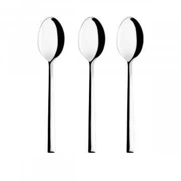 SET 3 CUCCHIAI DA TAVOLA LINEA DINAMICA 21CM