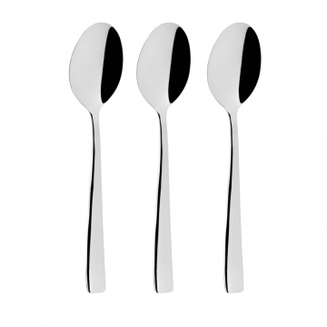 SET 3 CUCCHIAI DA TAVOLA RIVER IN ACCIAIO INOX