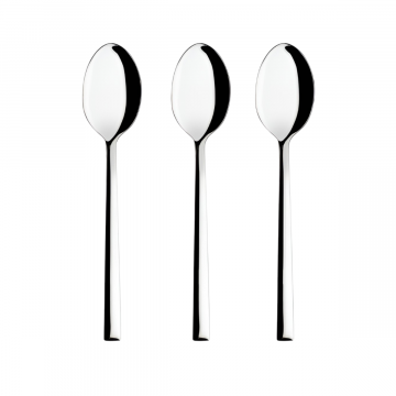 SET 3 CUCCHIAI DA TAVOLA DINAMICA IN ACCIAIO INOX