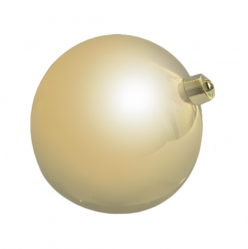 SFERA IN PLASTICA ORO LUCIDO DIAM. 30CM