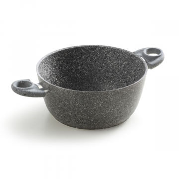 ACCADEMIA MUGNANO - CASSERUOLA 2 MANICI LINEA CUORE DI PIETRA D. 20CM