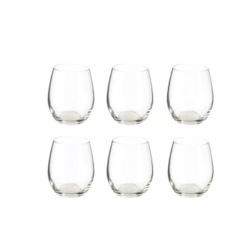 SET 6 BICCHIERI ACQUA MOD. ORPEA IN VETRO TRASPARENTE 8X10.3CM 360ML