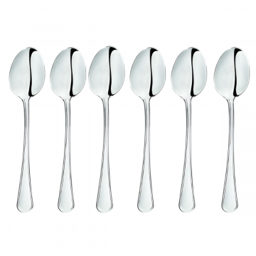 SET 6 CUCCHIAINI DA CAFFE' LINEA INGLESE 13.2CM