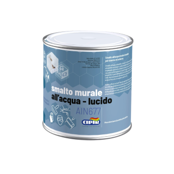 SMALTO MURALE ALL'ACQUA LUCIDO 750ML