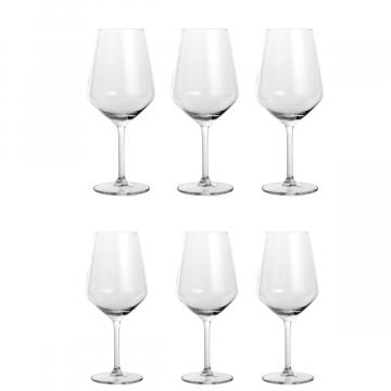 SET 6 CALICI DA VINO XXL IN VETRO TRASPARENTE LINEA APERITIF 53CL