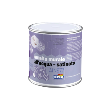 SMALTO MURALE ALL'ACQUA SATINATO 750ML