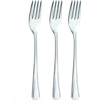 SET 3 FORCHETTE DA TAVOLA ALASKA IN ACCIAIO INOX 