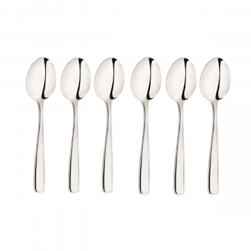 SET 6 CUCCHIAINI MOKA MOD. CAPRI IN ACCIAIO INOX