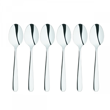 SET 6 CUCCHIAINI DA MOKA LINEA CORSARO 10.3CM