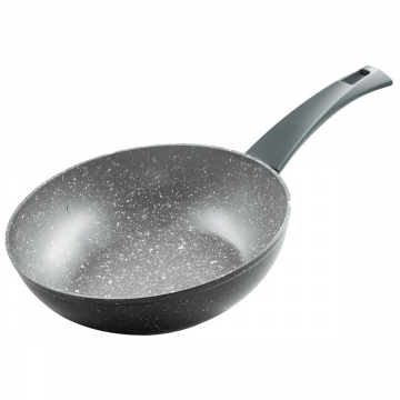 WOK 1 MANICO LINEA PIETRA RARA DIAM.28CM