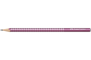 FABER CASTELL - MATITA SPARKLE B BORDEAUX PERLATO
