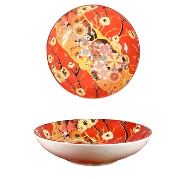 PIATTO FONDO IN PORCELLANA LINEA JAPAN IV DIAM. 21CM MULTICOLORE