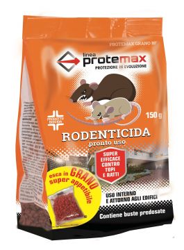 RODENTICIPA IN GRANO SUPER APPETIBILE - 150GR IN BUSTE MONODOSE DA 50GR