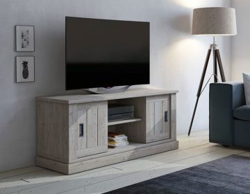 PORTA TV ANTHONY 2A+VG ANCONA OAK