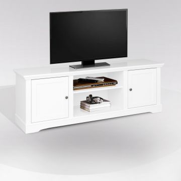 Mobile TV in legno bianco 160 cm Gillian