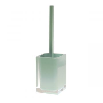 LINEA RAINBOW - SCOPINO VERDE MENTA IN RESINA 9,8X9,8X37,5CM