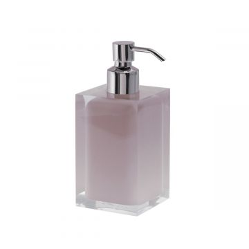 LINEA RAINBOW - DOSASAPONE ROSA IN RESINA 7X7X16,2CM