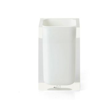 Portaspazzolino Rainbow Bianco