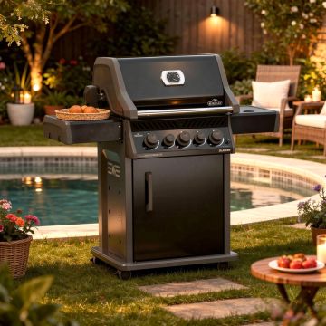 NAPOLEON - BARBECUE A GAS ROGUE 425 RSIB CON 3+2 FUOCHI CON GIRARROSTO