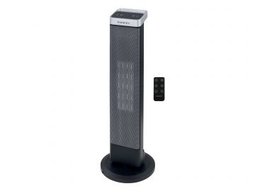 STUFA A TORRETTA CERAMICA SLIM CON DISPLAY DIGITALE